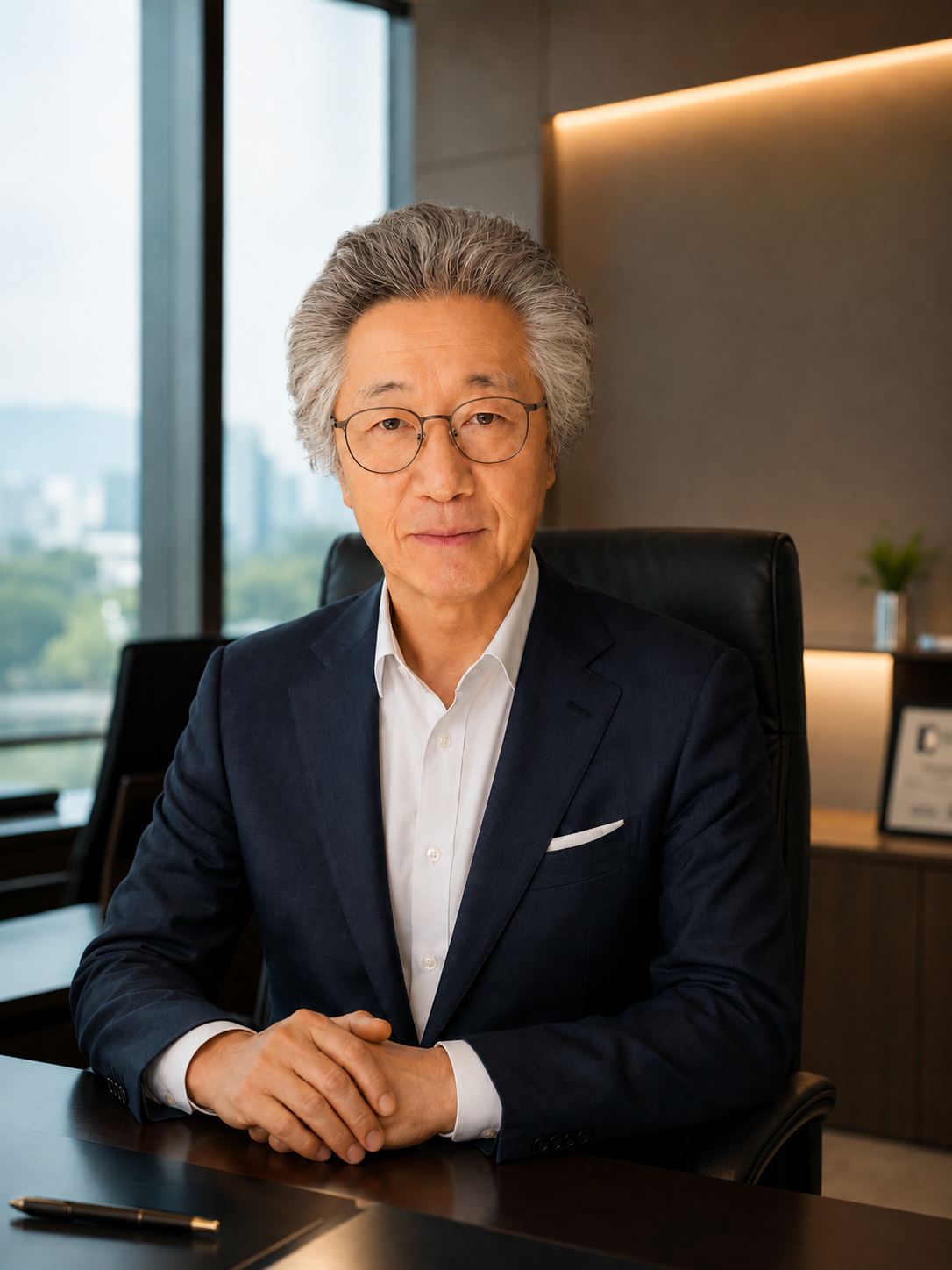 회장님 사진